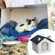 thumbnail image 4 of Casa para gatos de exterior, refugio cerrado resistente a la intemperie para gatos callejeros., 4 of 7