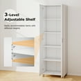 thumbnail image 6 of Giantex itchen Pantry Cupboard Cabinet, Wooden Freestanding Storage Organizer, 6 of 10