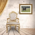 thumbnail image 3 of Williams, Joanne 14x11 Gold Ornate Wood Framed with Double Matting Museum Art Print Titled - FL, Herding Dogs confronts a stray cow, 3 of 4
