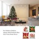 thumbnail image 3 of Yuarrent 4 piezas / juego Funda de almohada de Navidad Funda de almohada Sofá Cojín Dormitorio Kits de decoración para fiestas, 3 of 6