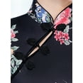 thumbnail image 4 of Black Cheongsam Chinese Traditional Slim Dress Wedding Costume Long Dresses Sexy Qipao, 4 of 6