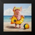 thumbnail image 2 of Heffernan, Lucia 12x12 Black Modern Framed Museum Art Print Titled - Baked Ham, 2 of 5