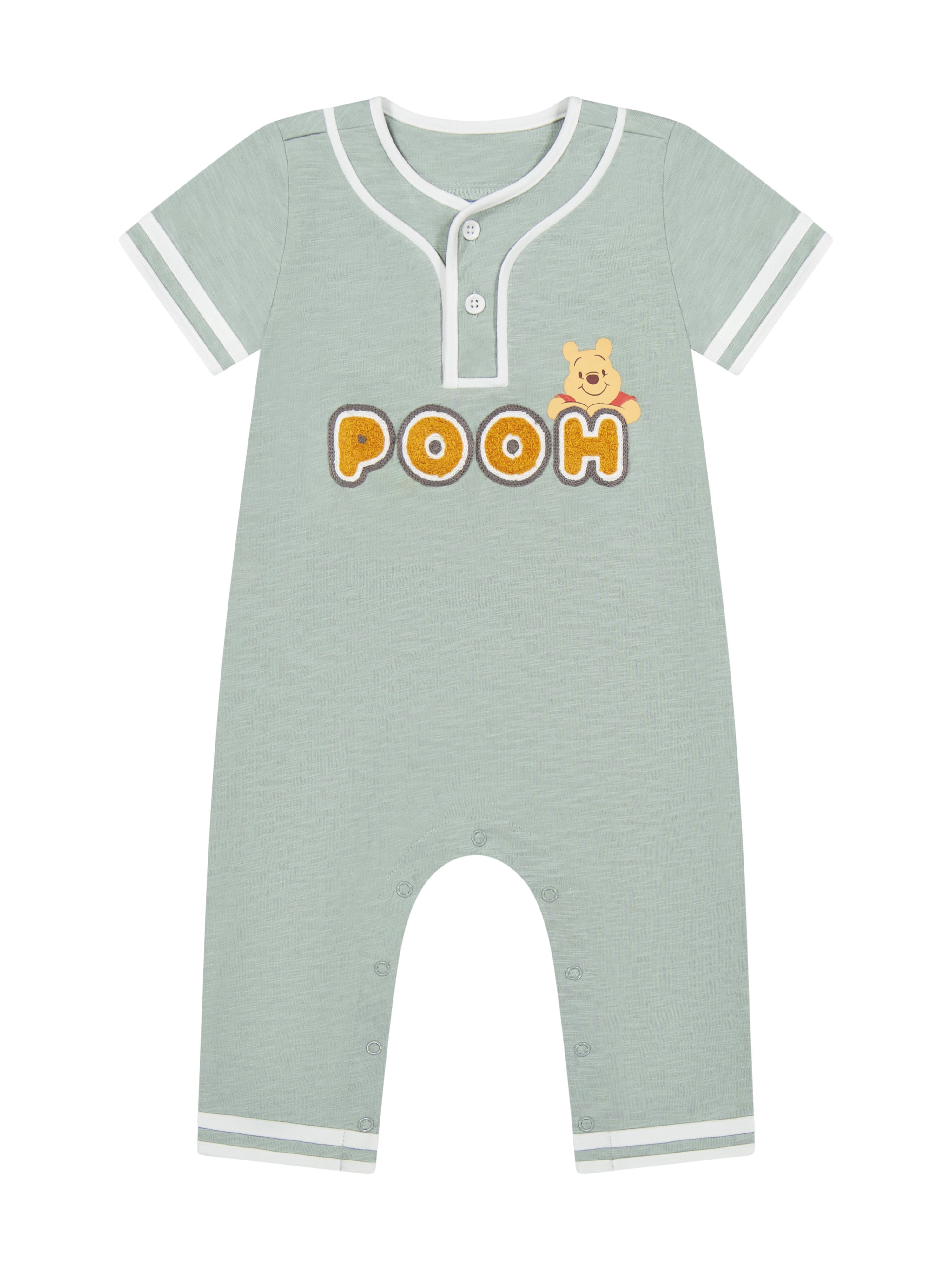 Winnie The Pooh Baby Boy Short Sleeve Romper, Sizes 0/3 Months-24 Months
