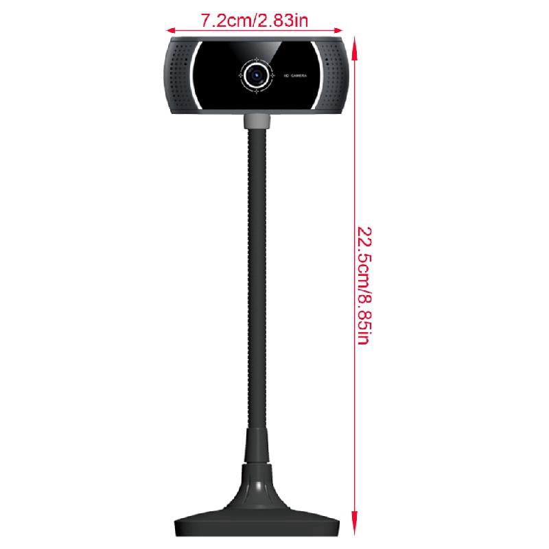 BQBQERT Streaming Webcam With Noise Canceling Microphone 30FPS 720P Lens For Remote Work Online Teaching