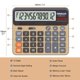 thumbnail image 5 of Calculadora de Escritorio Pantalla LCD Extra Grande Negro 12 Dígitos (6815GN-2 Piezas), 5 of 8