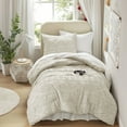 thumbnail image 5 of Regency Heights Twin/Twin XL Comforter Set Beige, 2 Pieces Geometric Tufted Comforters Twin/Twin XL Size, Solid Bedding Comforters Sets, Gift for Mother's Day, 5 of 11