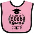 thumbnail image 3 of Inktastic Class of 2038 Grad with Diploma and Graduation Cap Boys or Girls Baby Bib, 3 of 4