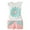 Pink, variant on Toddler Baby Girl Cartoon Outfits Kids T Shirt Tops Shorts Summer Clothes Flower Outfit Boho Essentials Sweatshirt