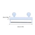 1Pc Multipurpose Rack Punch Free Wall Hanging for Bathroom (White