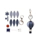 thumbnail image 2 of Kit de Manualidades para Hacer Llaveros de Cuero, con Lona, Hilo, Accesorios Metálicos, Colgante Hecho a Mano, Materiales para Llaveros, Telas Coloridas para Regalos Personalizados., 2 of 8