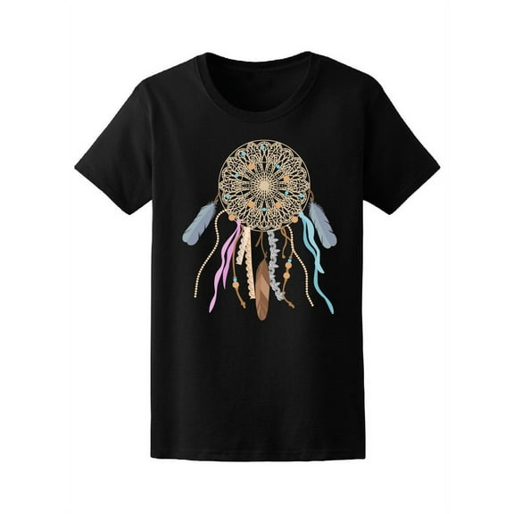 Dream Catcher On Dark T-Shirt Women -Image by Shutterstock, Female Medium