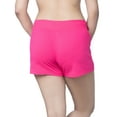 thumbnail image 3 of Ladies Drawstring Elastic Waist Cotton Lycra Yoga Beach Sport Shorts Hot Pants, 3 of 3