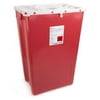 Prevennt McKesson Sharps Container Prevent 24.68H X 17.3W X 13L Inch 18 Gallon Red 1 Count