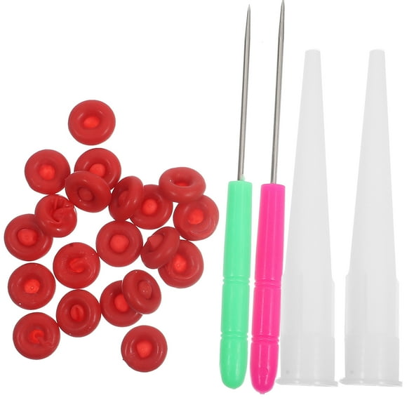 1 Set of Caulk Cap Caulk Saver Caps Caulk Tube Sealer Caps Caulking Tube Covers Needle Nozzle Set for Sealing