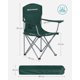 thumbnail image 3 of Silla de Camping,Juego de 2 Sillas de Exterior,Respaldo Alto,Apoyabrazos,Bolsillo para Tazas,Portátil,Plegable,Carga de 330 lbs,Acampada,Jardín,Pesca,Terraza,Negro MGCB08BK., 3 of 9