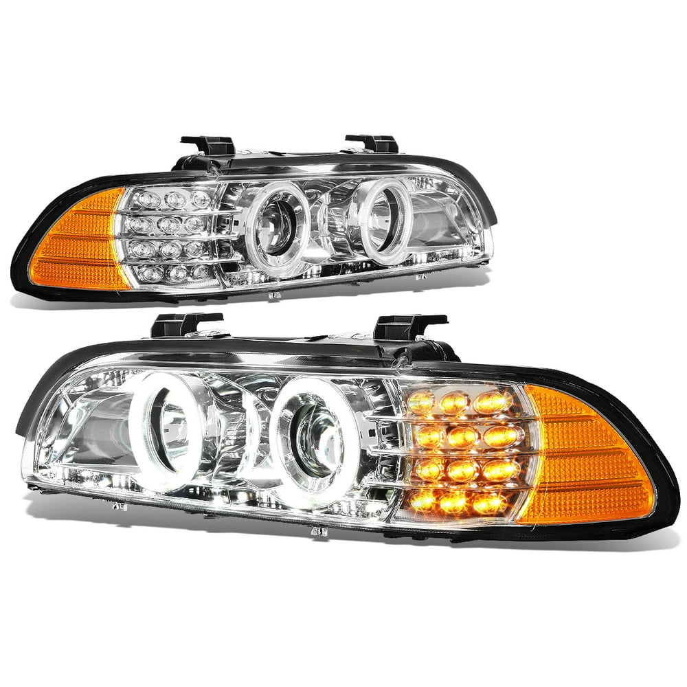 For 1996 to 2003 BMW E39 5 Series LED DRL Strip Halo Ring Projector