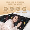 thumbnail image 4 of Lsque Galaxy Body Pillow Case Cover,Ultra-Soft Microfiber Bed Pillow Cases 20x54 inches,Elegant Bedding,Breathable Durable Pillow Cover with Envelope Closure, 4 of 8