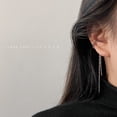 thumbnail image 3 of Pendientes De Gancho De Oreja Borla No Perforadas Simples Temperamento Alta Gama Personalidad Clip De Hueso Estilo Integrado, 3 of 4