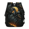 thumbnail image 4 of Wukai Full Moon Black Dragon Laptop Backpack Casual Travel Backpack Large School Bag for College, Business,Travel-One Size, 4 of 5