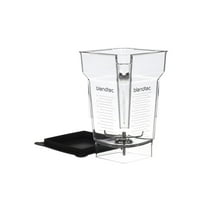 Blendtec 4 Sided Jar W/Soft Blk Lid 40-609-61 - Genuine OEM Replacement Part