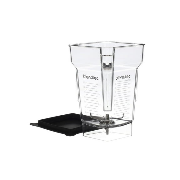 Blendtec 4 Sided Jar W/Soft Blk Lid 40-609-61 - Genuine OEM Replacement Part