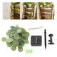 thumbnail image 4 of Guirnalda de luces solares de hiedra, luces colgantes impermeables para arco de boda 5m 50Led, 4 of 9