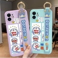 thumbnail image 4 of Para Xiaomi Redmi Note 11 Pro/5G 11S (Con Correa De Muñeca) De Dibujos Animados Lindo Doraemon Teléfono Diario Caso De Silicona Carcasa Completa Protección De La Lente A Prueba De Golpes Casos, 4 of 4