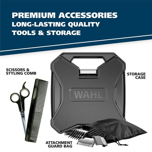 Wahl Premier Series 22 Piece Multi-Cut Corded Hair Clipper for Men
