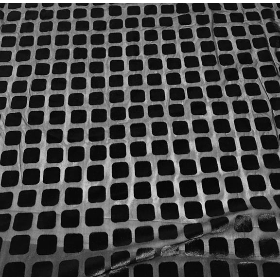 Square Burnout Velvet