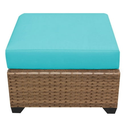 TK Classics Laguna Wicker Outdoor Ottoman - Set of 2 Cushion Covers