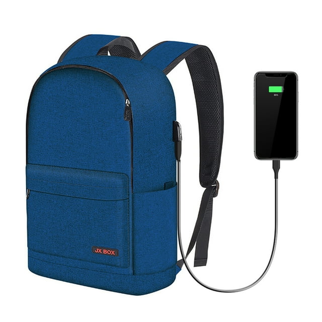 Amdohai Laptop Backpack for 16-inch Laptop Notebook Business Travel Backpack with USB Charging Port Luggage Strap -theft Multi-function Water-repellent Backpacks Student Computer Bag for College Off