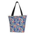 thumbnail image 1 of Fotbe Cute Popcorn Bolsa de Playa con Estampado, Bolsa de Hombro, Bolsa de Mano Espaciosa, Bolsa de Viaje Ligera, Bolsa de Compras Versátil, 1 of 6