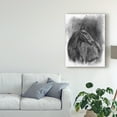thumbnail image 3 of Trademark Fine Art 'Charcoal Equestrian Portrait III' Canvas Art by Naomi McCavitt, 3 of 4