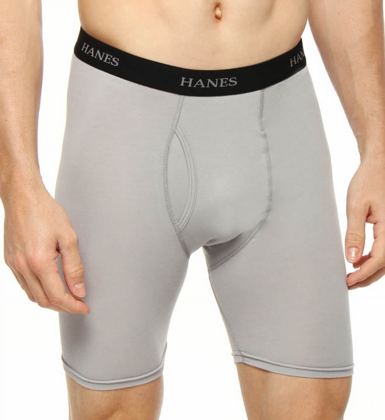 Men's Classics Tagless Stretch Fit Boxer Briefs with Comfort Flex Waistband (4-Pack)