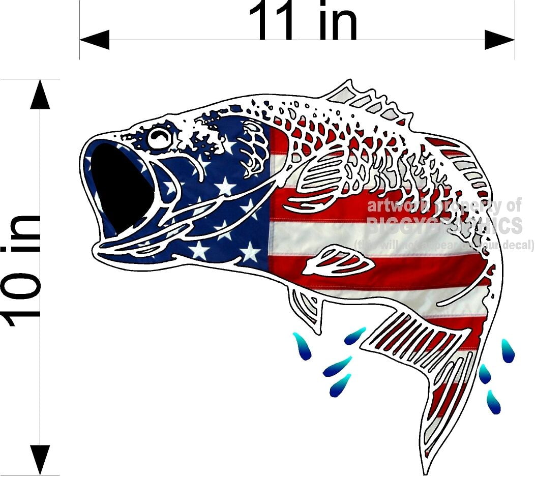 Free Free 336 American Flag Largemouth Bass Bass Fish Svg Free SVG PNG EPS DXF File