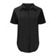 thumbnail image 4 of Fiudx Ofertas y Liquidaciones Blusa Superior Informal de Manga Corta con Cuello Vuelto y Botones para Mujer a La Moda, 4 of 6