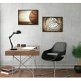 thumbnail image 5 of Kate and Laurel Sylvie Vintage Half Basketball and Vintage Basketball Net Framed Canvas Wall Art Set by Saint and Sailor Studios, 2 Piece 18x24 Dark Gray, Retro Sports Art for Wall, 5 of 6