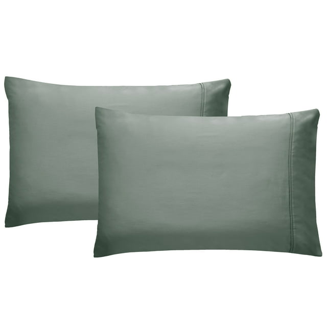 California Design Den 100% Cotton Pillowcases, Pillow Case Set of 2, Luxury 400 Thread Count Sateen Pillowcases, Match with Our 400 Thread Count Sheets
