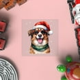 thumbnail image 4 of Hello Winter Miniature American Shepherd Frosty Morning Welcome Snowy Christmas Cutout Transfer Sticker MAS Dog Lover Gifts Transparent Decal Art Decor - 02018, 4 of 5
