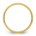 thumbnail image 2 of 14k Yellow Gold 7mm Lightweight Comfort Fit Wedding Band Size 5.5 CFL070, 2 of 5