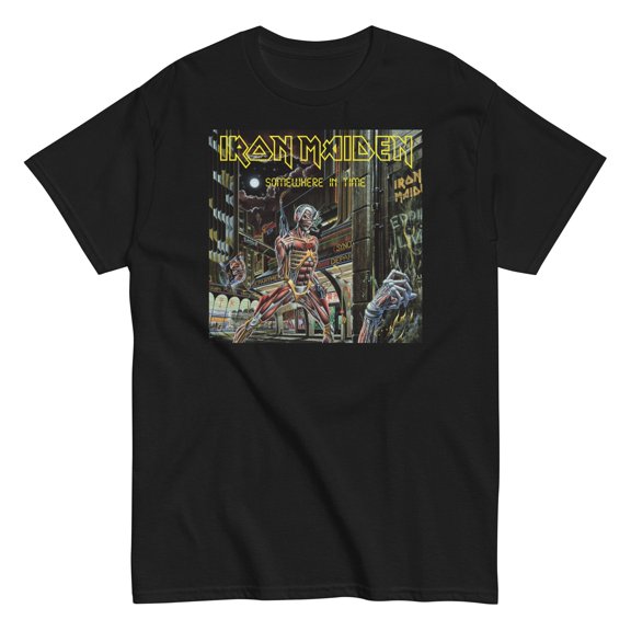 Iron Maiden - Times City Unisex T-Shirt - Black - Small