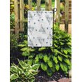 thumbnail image 2 of POGLIP Abstract Summer Pattern Tropical Palm Leaves and Triangles Halftone Geometric Garden Flag Decorative Flag House Banner 28x40 inch, 2 of 2