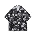 thumbnail image 4 of Enjoytime Mens Shirts Short Sleeve Button Down Shirts Summer Tropical Floral Casual Beach Vacation Shirt, 4 of 5