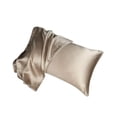 thumbnail image 3 of Funda de almohada de tela para cama Funda de almohada con cordón multicolor Accesorios de ropa de cama para el hogar, Champagne Gold Advancent HA7060-09B, 3 of 7