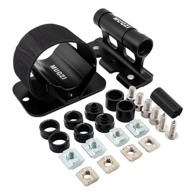 bike Fork Mount Accessories Quick Release thru Axle Carrier Front Fork Fixed Clip Black