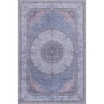 thumbnail image 6 of GLN Rugs Saphirya Indoor, Machine Washable Area Rug &nbsp;3'x5' Turkish Navy/Off, 6 of 8