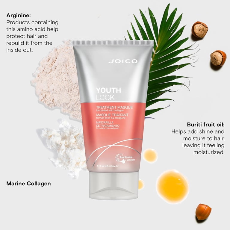 Joico, YouthLock Treatment Masque, 5.1 oz, Revitalizing Hair Mask