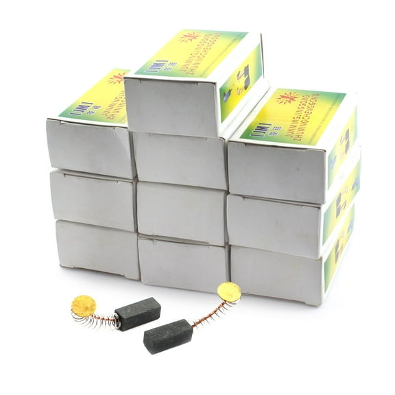 20 Pcs CB51 Electric Motor Carbon Brushes Repair Part 16mm x 6mm x 6mm