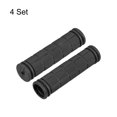 thumbnail image 3 of Mango Puños, Antideslizante Goma Manillar Puños para Cable Máquina, Resistencia Banda Mango, Gimnasio Equipo, Negro 4 Juegos Unique Bargains puños y accesorios para bicicletas, 3 of 5