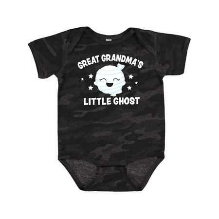 

Inktastic Cute Great Grandma s Little Ghost with Stars Gift Baby Girl Bodysuit